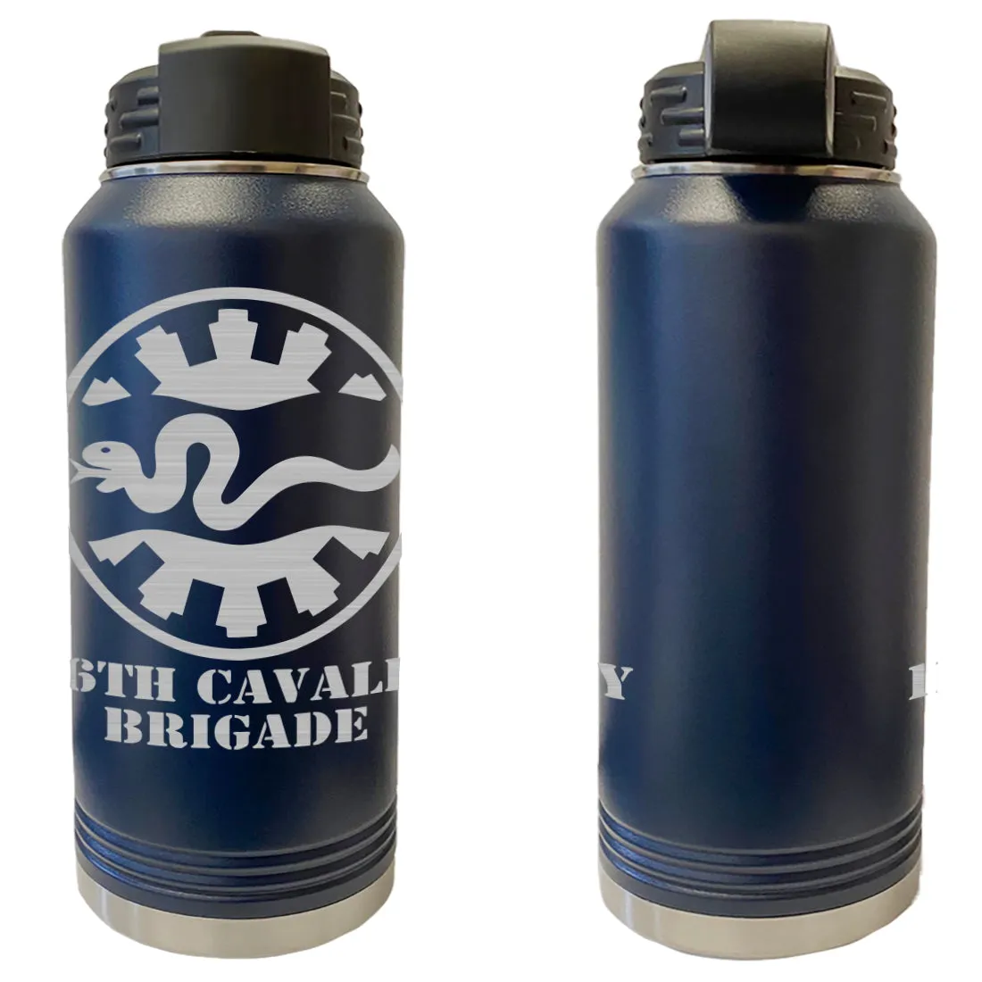 116th Cavalry Brigade Laser Engraved Vacuum Sealed Water Bottles 32oz