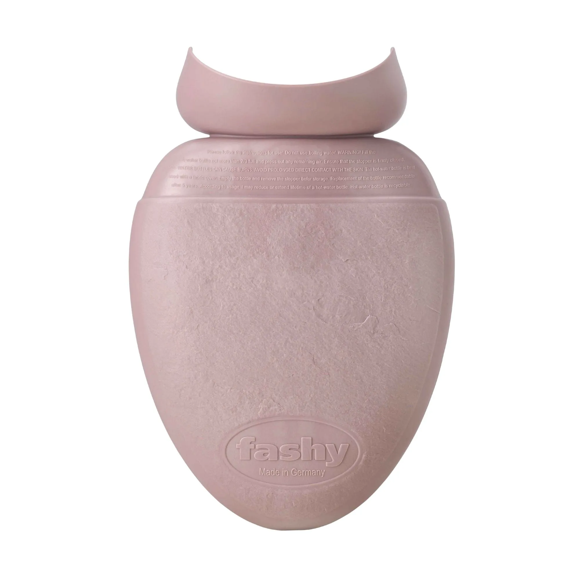 1.8 Litre Light Rose Smart Pebble Shaped Smart Hot Water Bottle