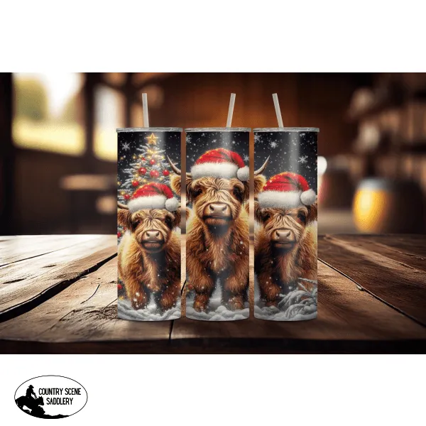 3 Christmas Highlands Tumbler