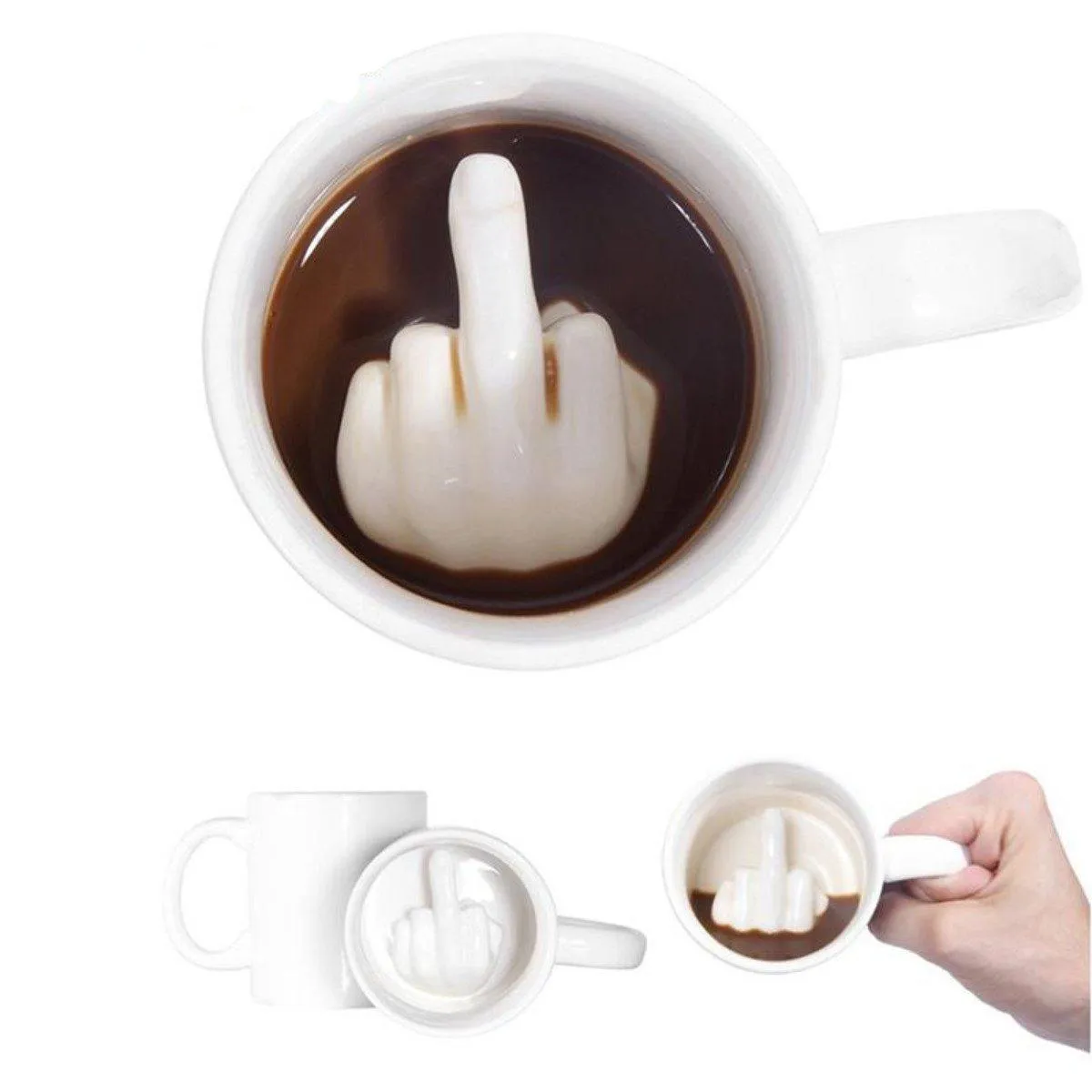 3D Middle Finger Mug