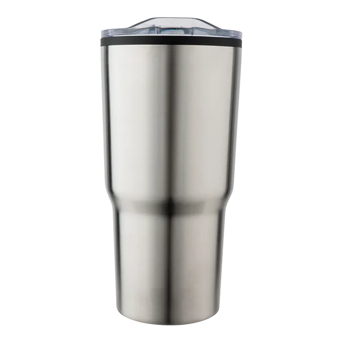 590ml Stainless Steel Mug With Clear Lid