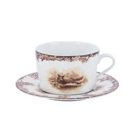 Aiken Flat Cup & Saucer