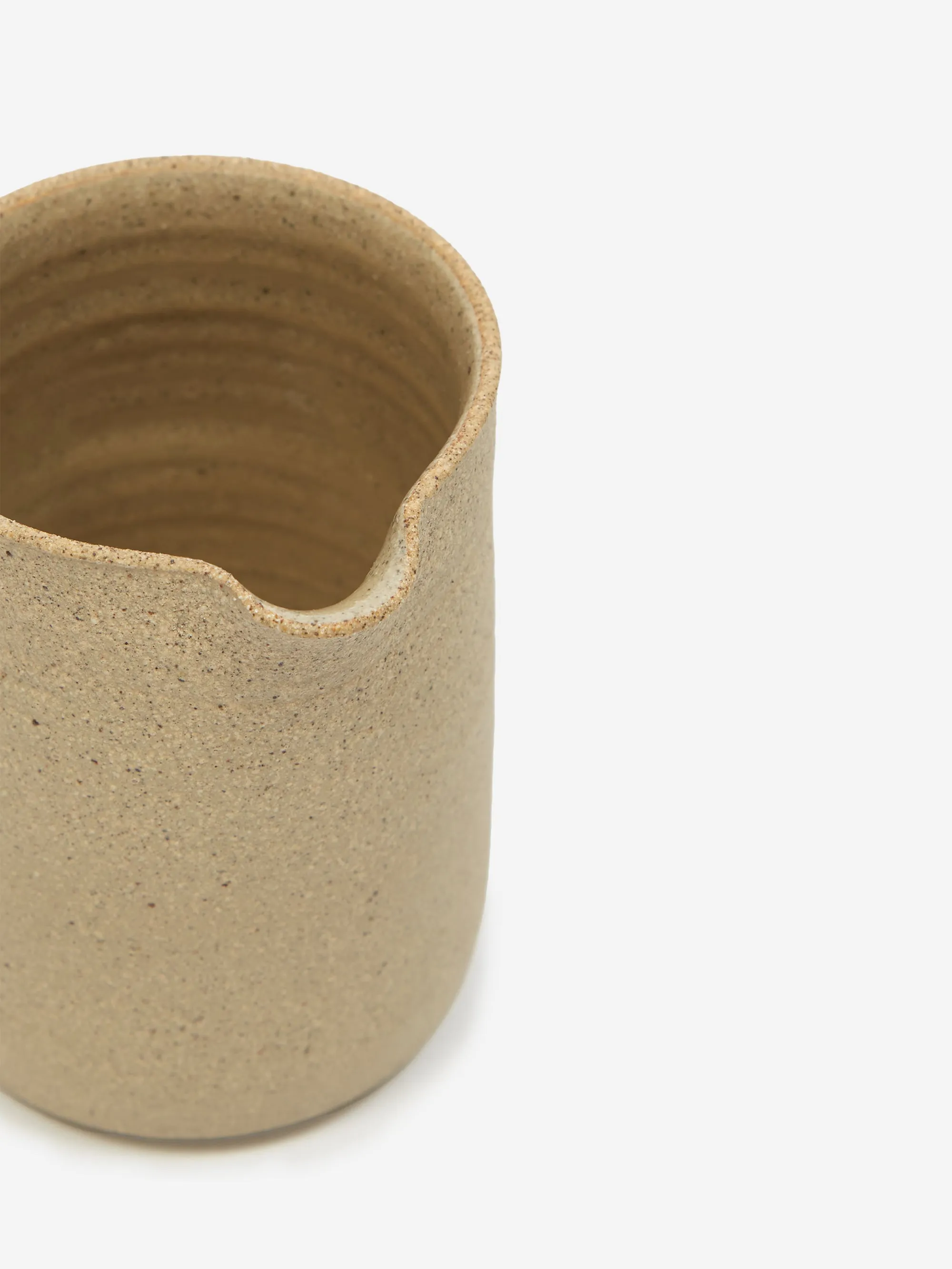 AR Ceramics Handmade Milk Jug - Sand