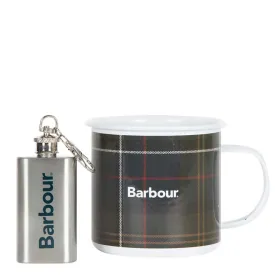 Barbour Mug and Mini Flask Classic Tartan