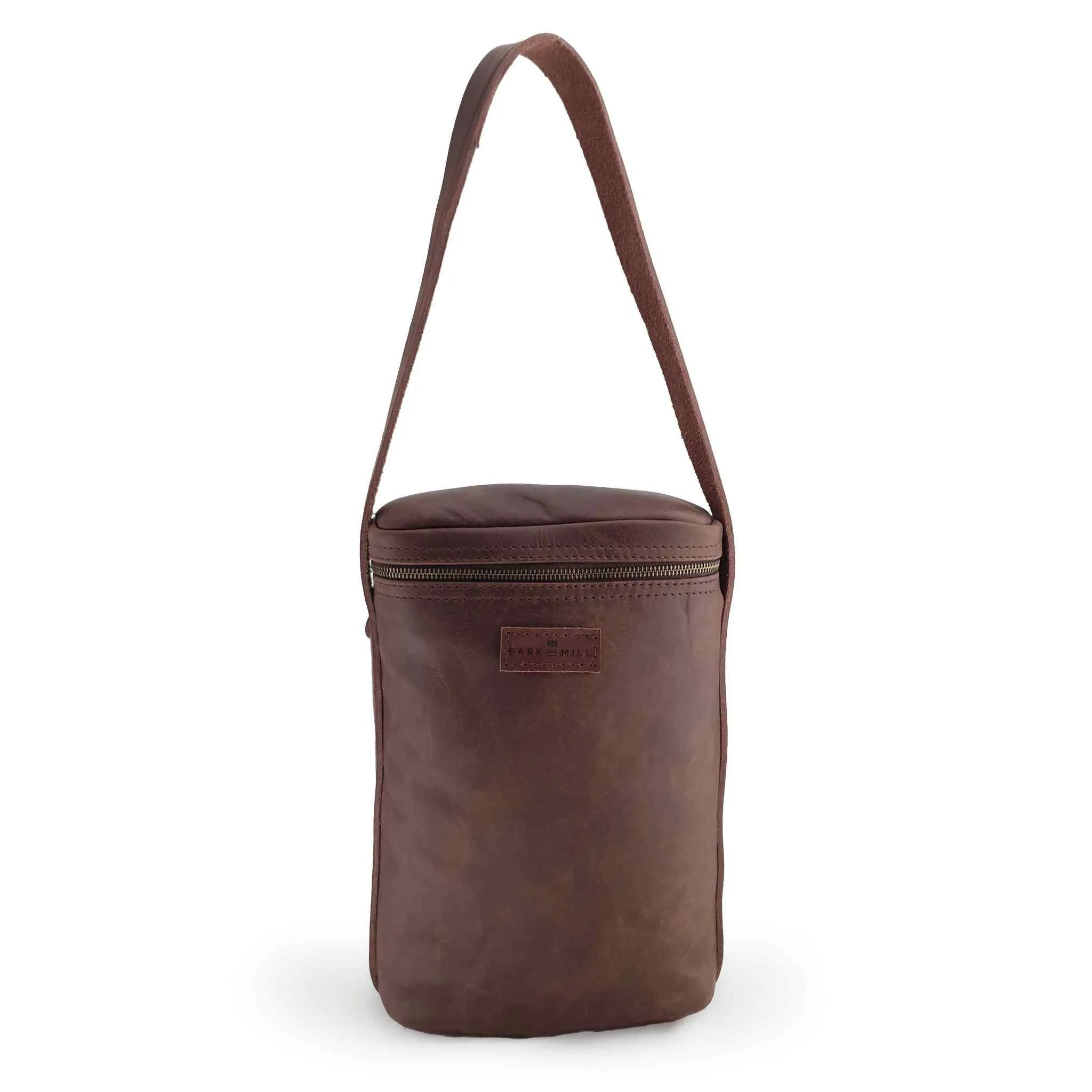 Bark And Mill Leather Wine Cooler