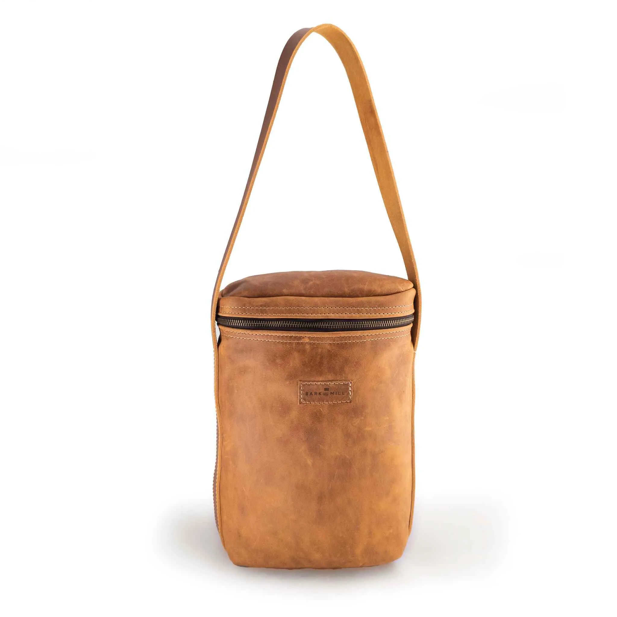 Bark And Mill Leather Wine Cooler