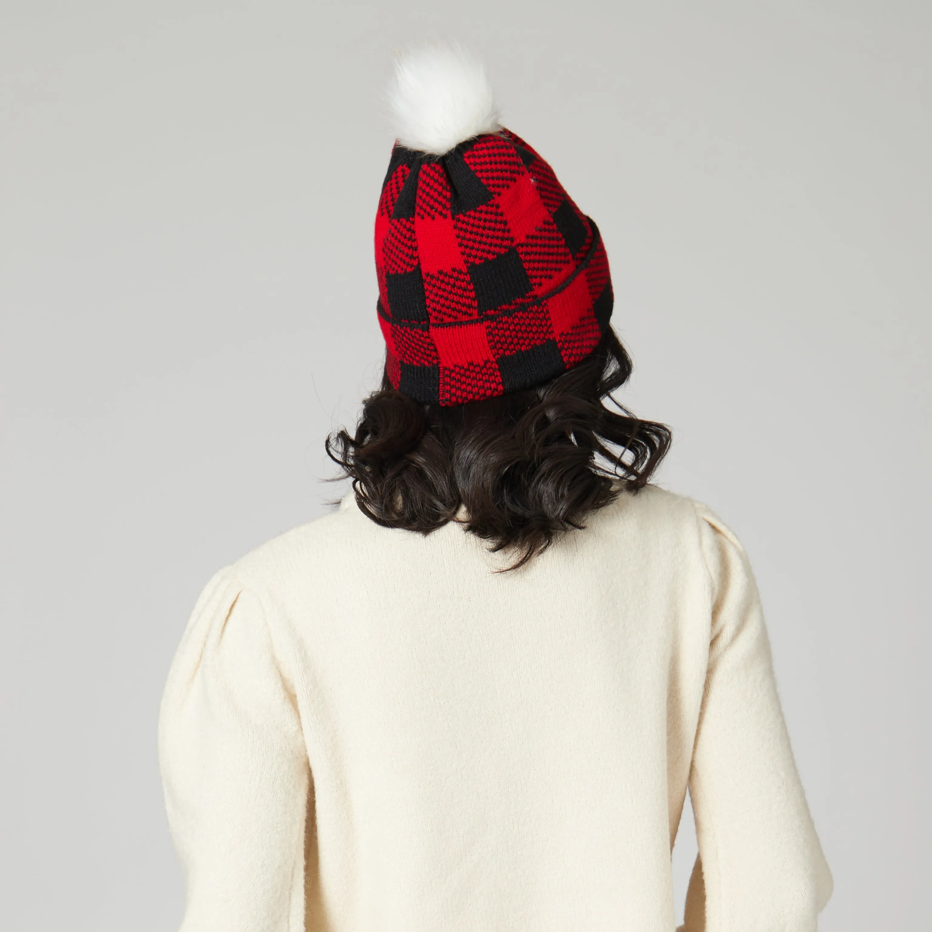 Buffalo Check Beanie