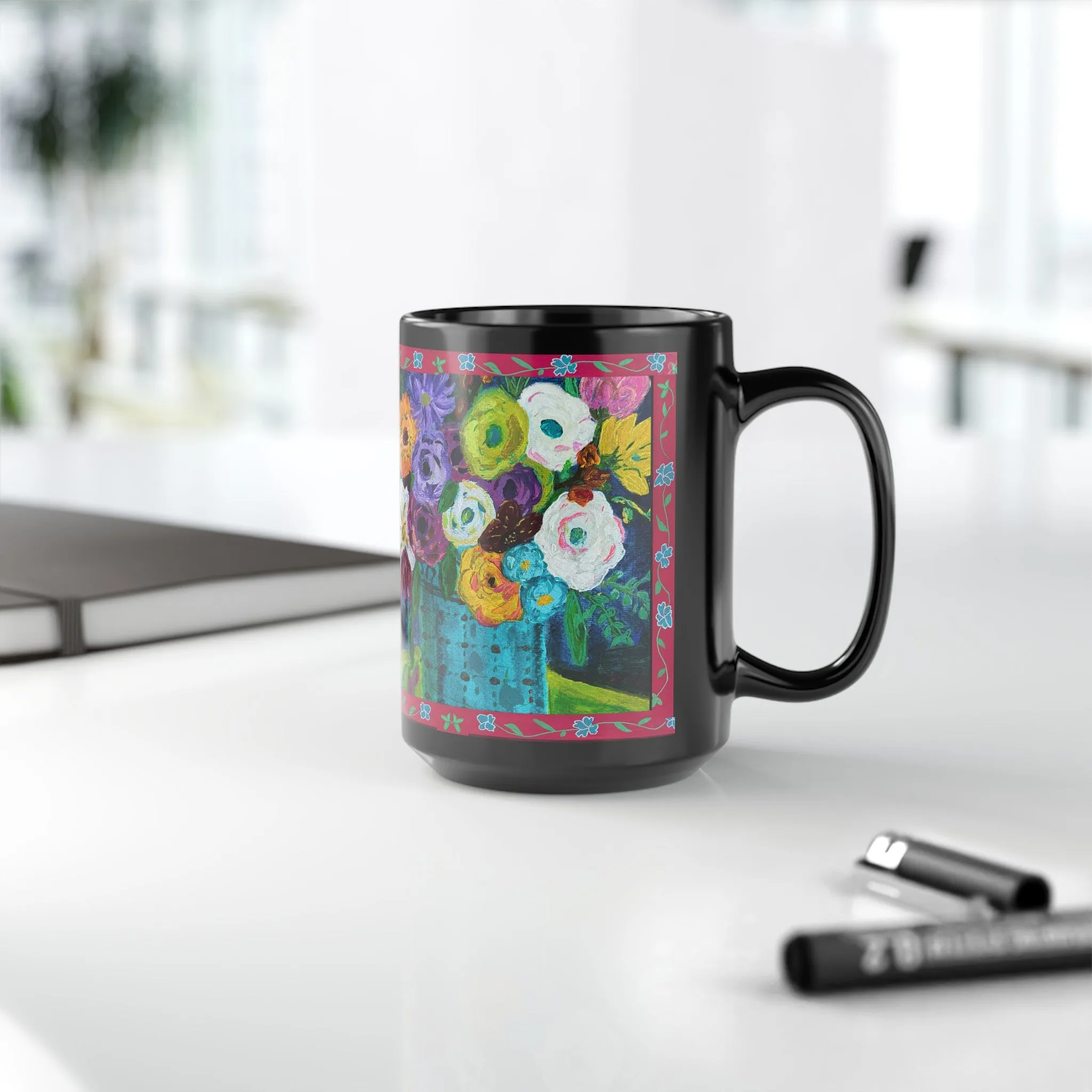 Ceramic Mug - Springtime Blooms (11oz, 15oz)