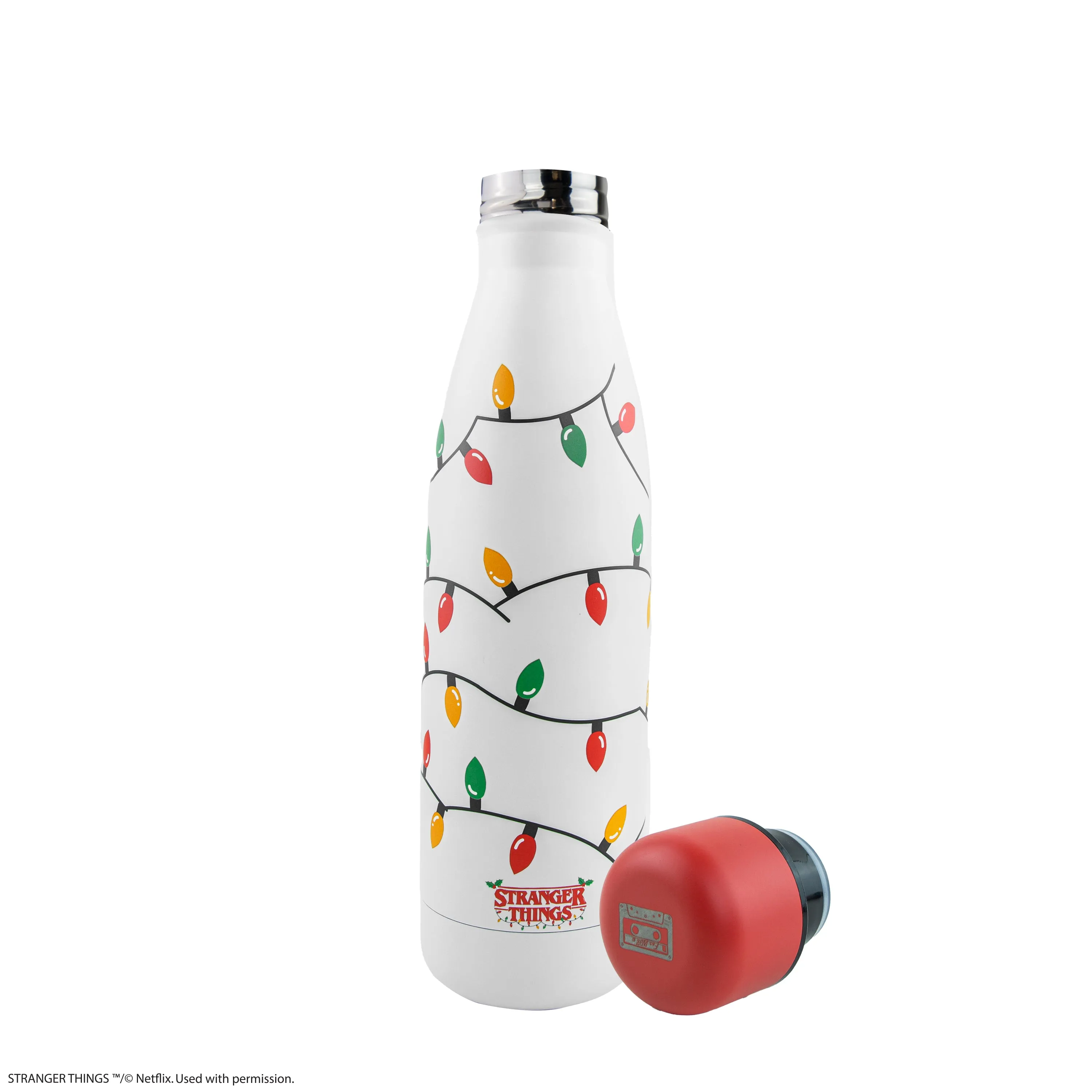 Christmas Lights Insulated Water Bottle