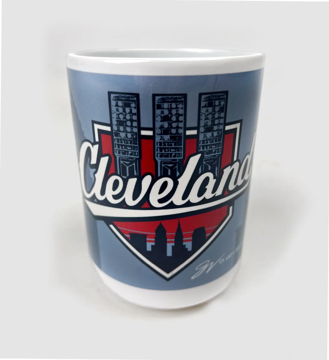 Cleveland Baseball Lights Mug