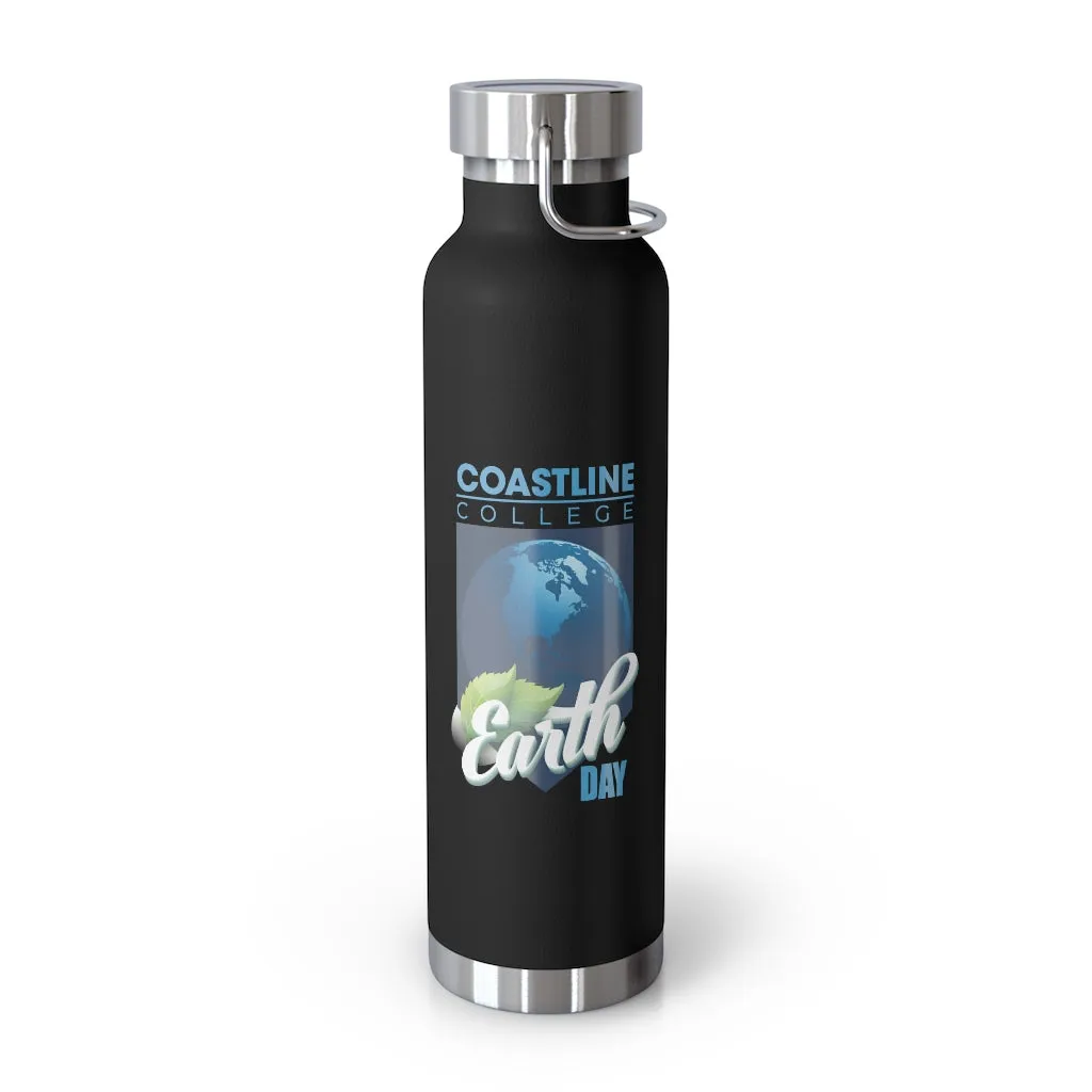 Coastline Earth Day Copper Vacuum Insulated Bottle, 22oz