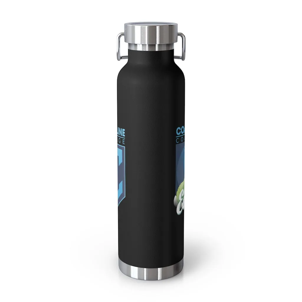 Coastline Earth Day Copper Vacuum Insulated Bottle, 22oz