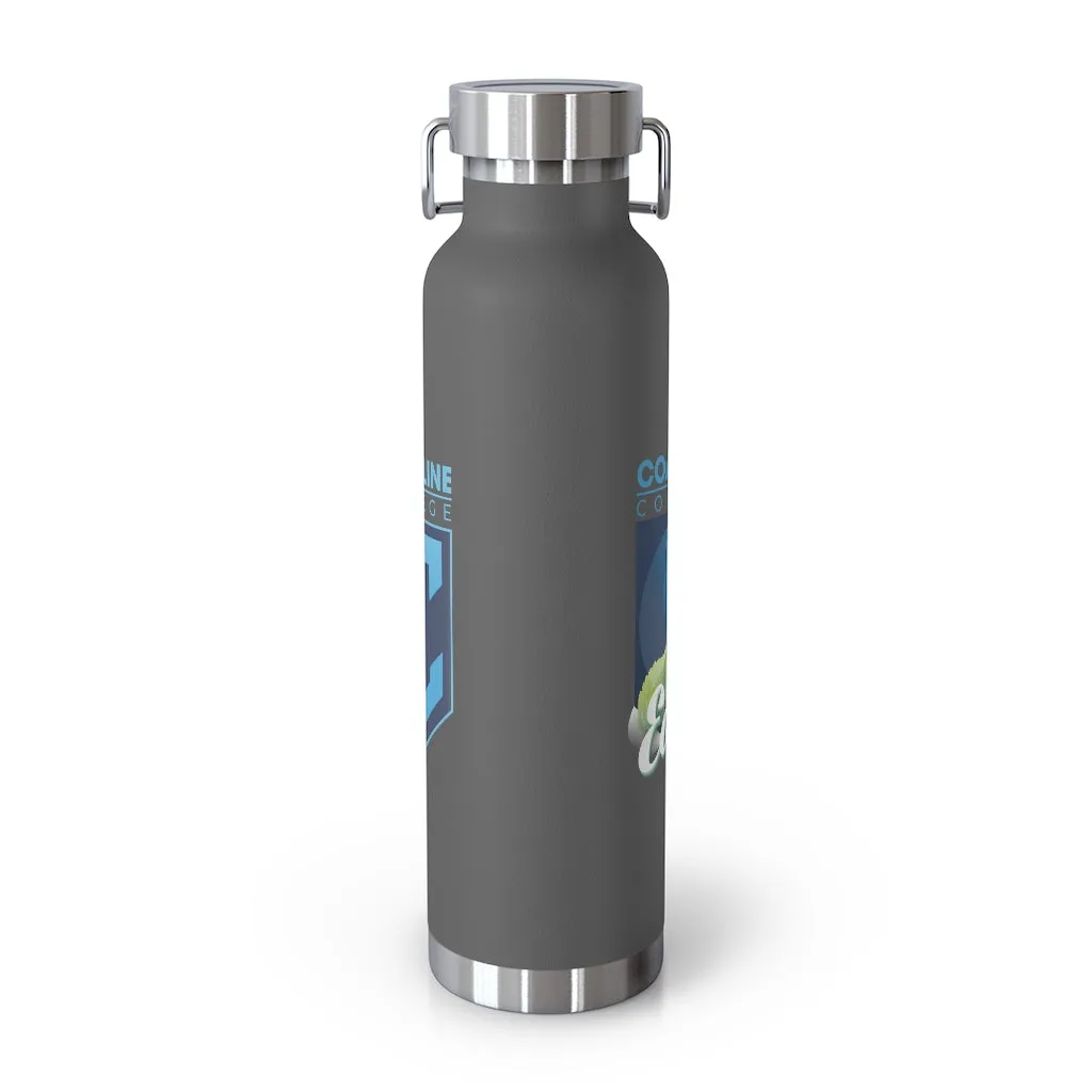 Coastline Earth Day Copper Vacuum Insulated Bottle, 22oz