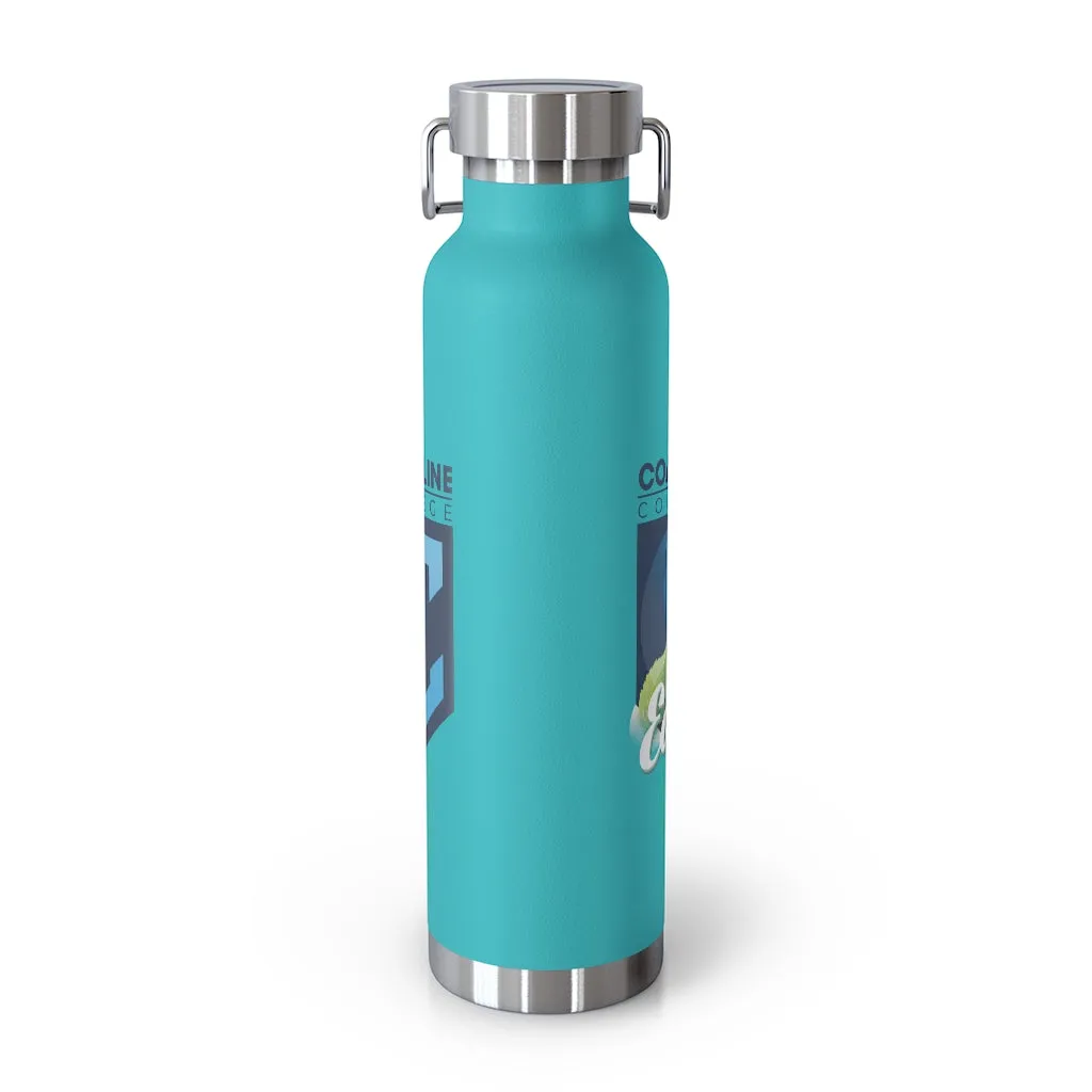 Coastline Earth Day Copper Vacuum Insulated Bottle, 22oz