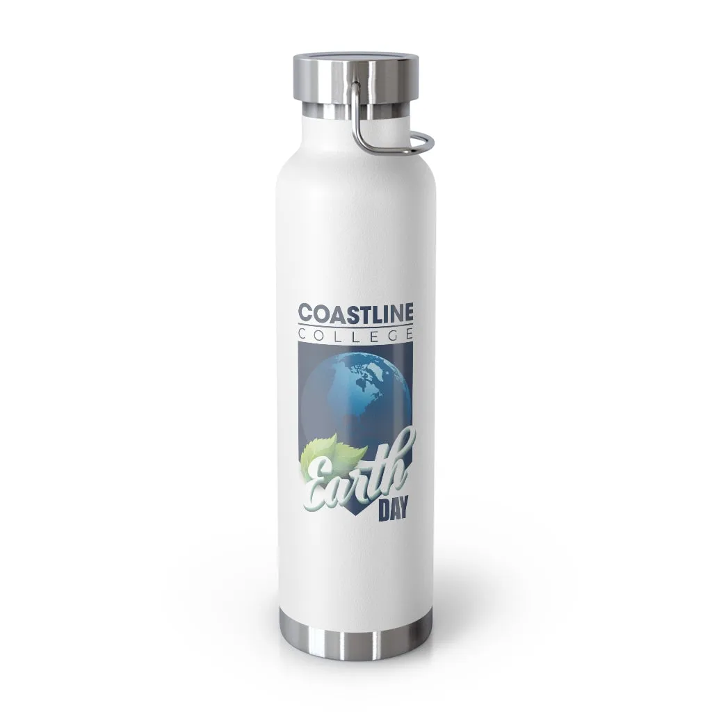 Coastline Earth Day Copper Vacuum Insulated Bottle, 22oz