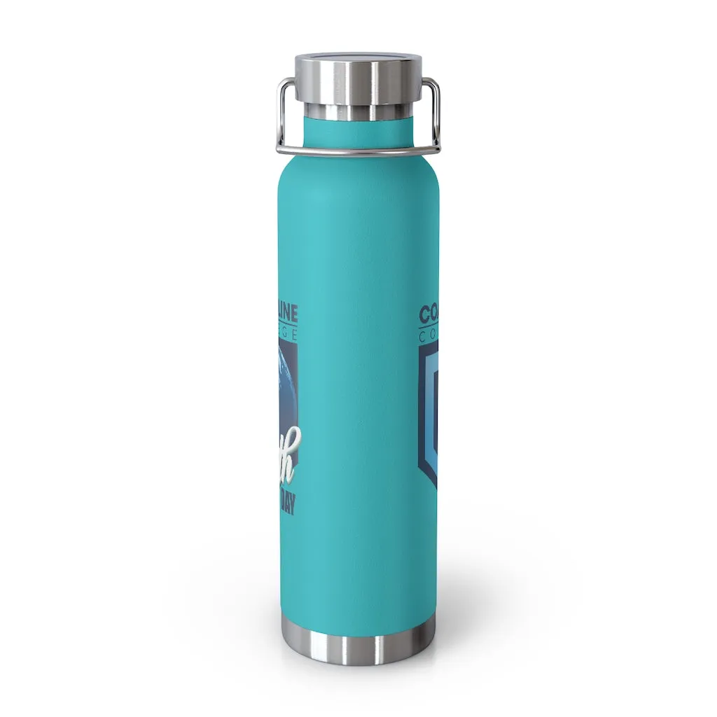 Coastline Earth Day Copper Vacuum Insulated Bottle, 22oz