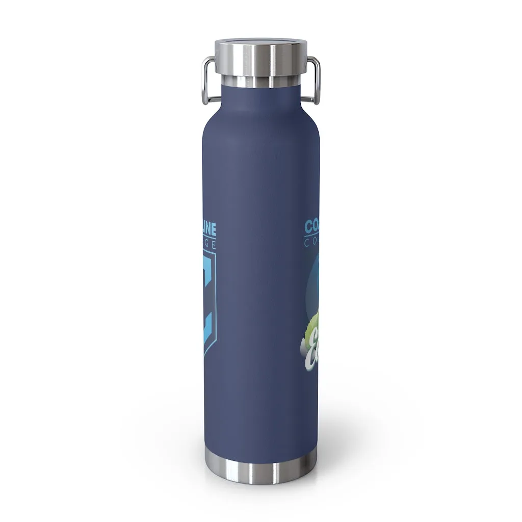 Coastline Earth Day Copper Vacuum Insulated Bottle, 22oz