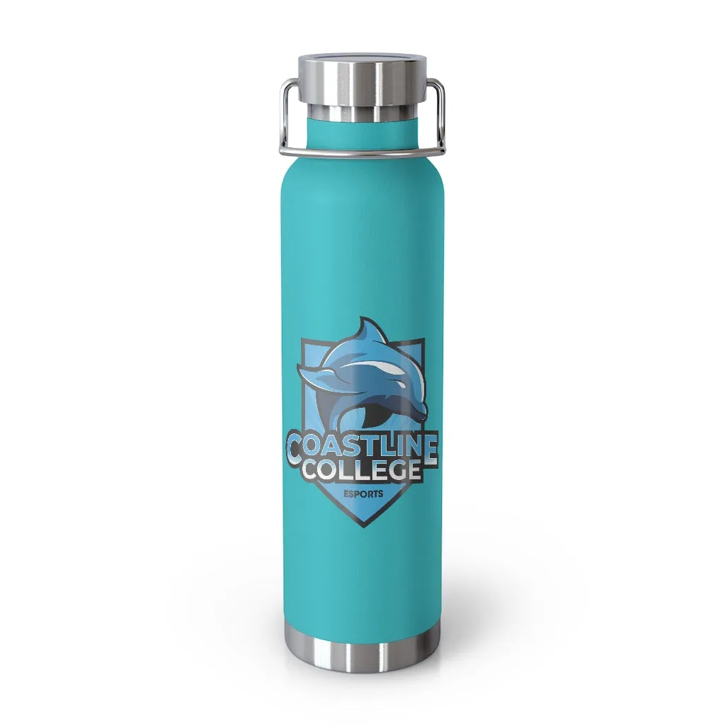 Coastline Esports Copper Vacuum Insulated Bottle, 22oz