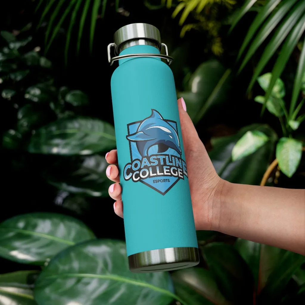 Coastline Esports Copper Vacuum Insulated Bottle, 22oz