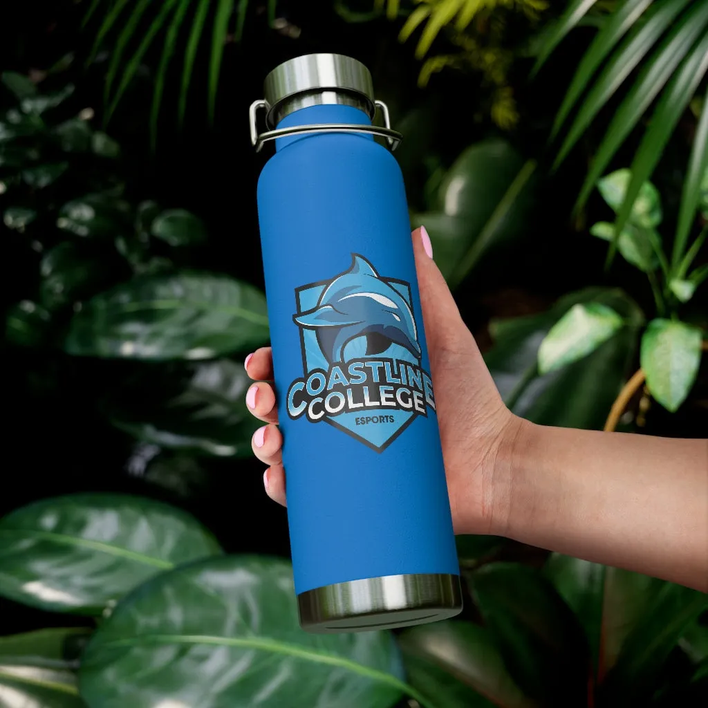 Coastline Esports Copper Vacuum Insulated Bottle, 22oz