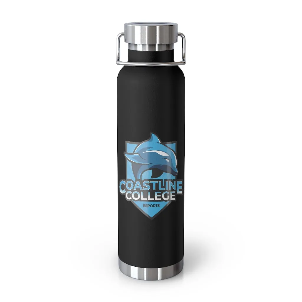 Coastline Esports Copper Vacuum Insulated Bottle, 22oz