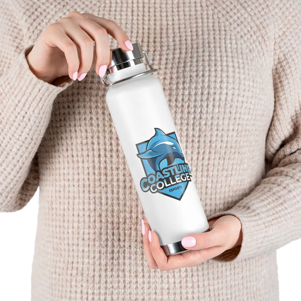 Coastline Esports Copper Vacuum Insulated Bottle, 22oz