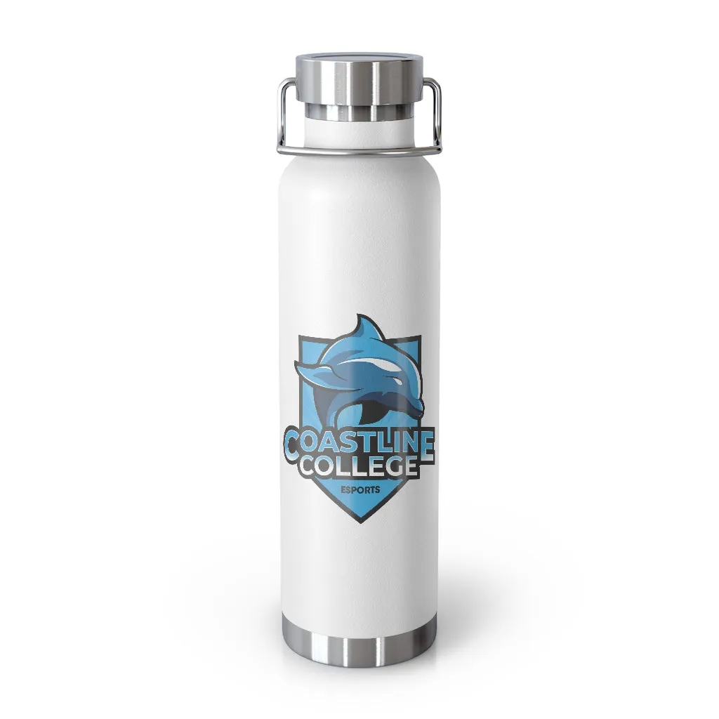 Coastline Esports Copper Vacuum Insulated Bottle, 22oz