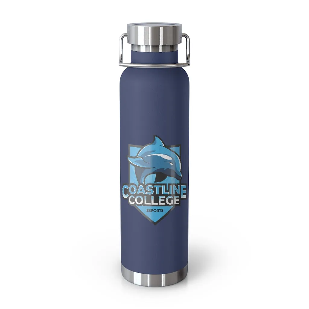 Coastline Esports Copper Vacuum Insulated Bottle, 22oz