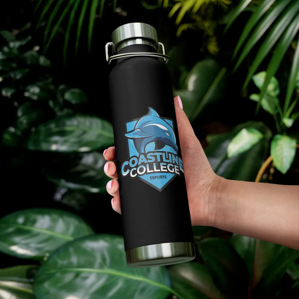 Coastline Esports Copper Vacuum Insulated Bottle, 22oz