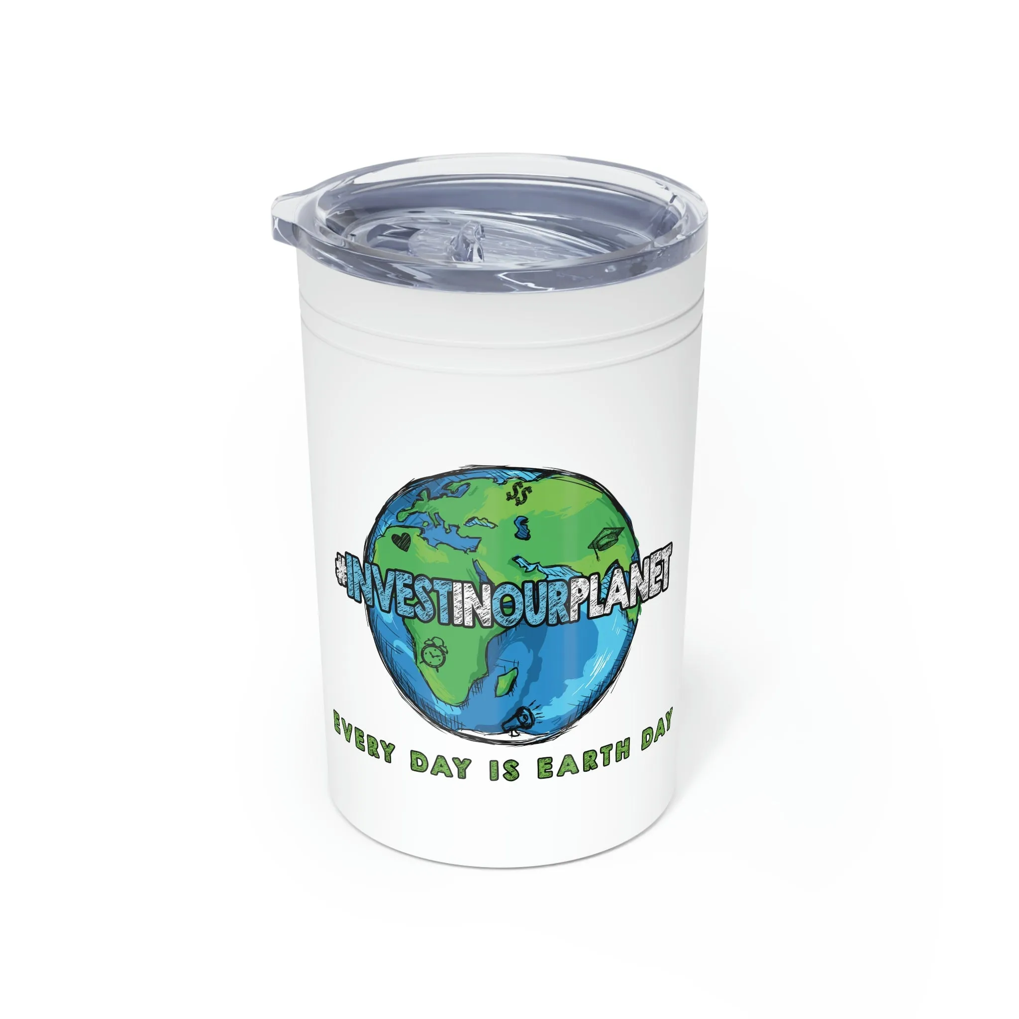 Coastline "Invest In Our Planet" Vacuum Insulated Tumbler, 11oz