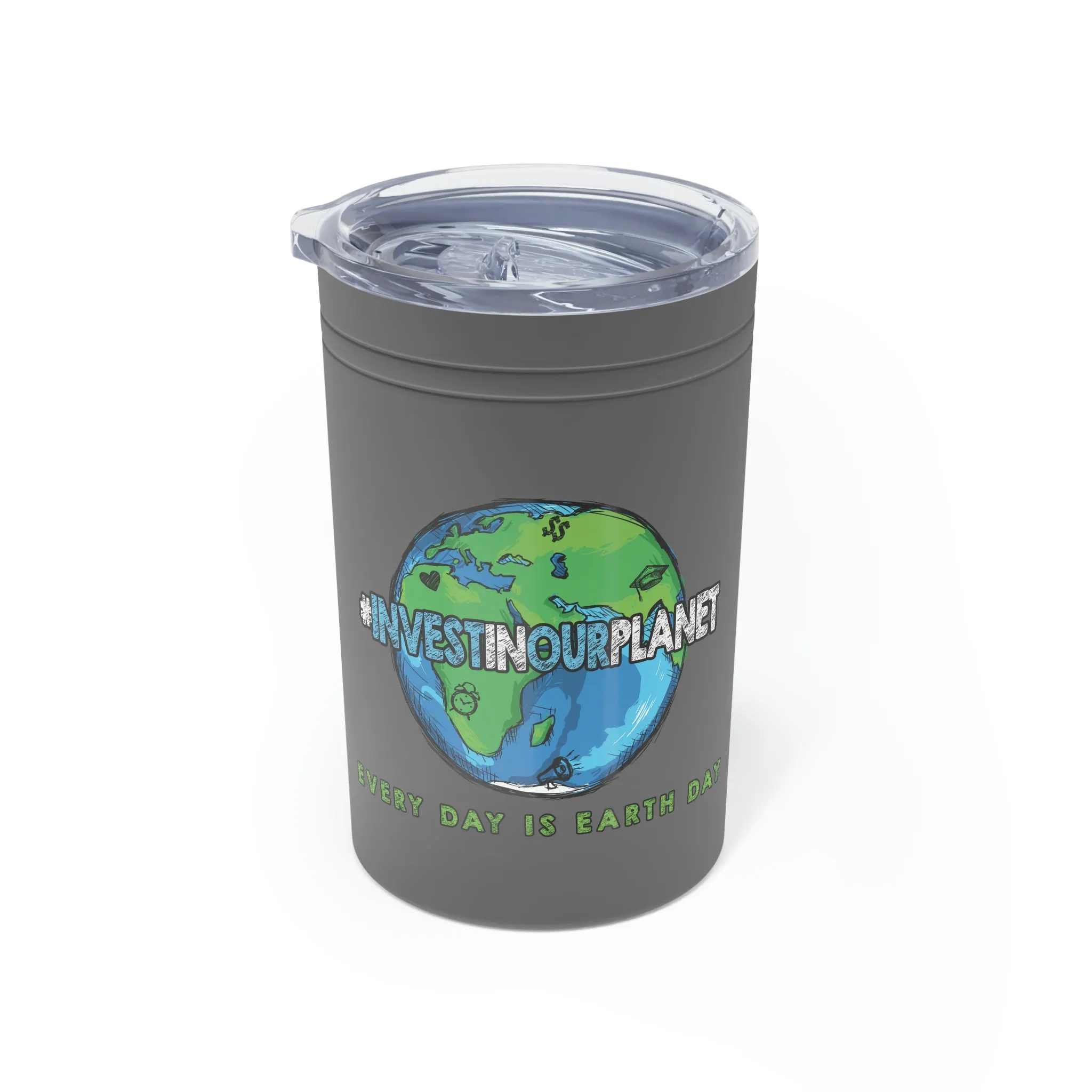 Coastline "Invest In Our Planet" Vacuum Insulated Tumbler, 11oz