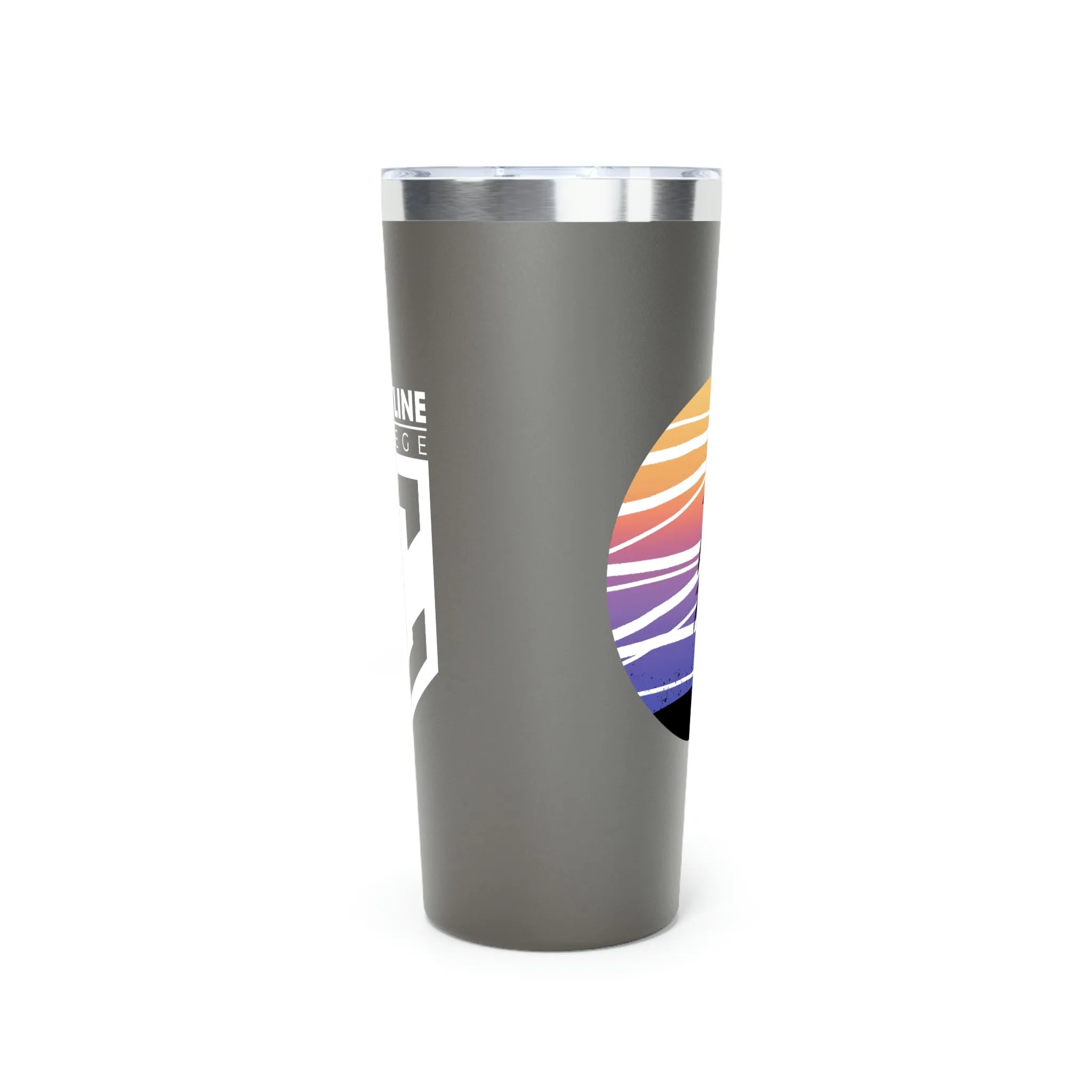 Coastline Summertime Sunset Copper Vacuum Insulated Tumbler, 22oz