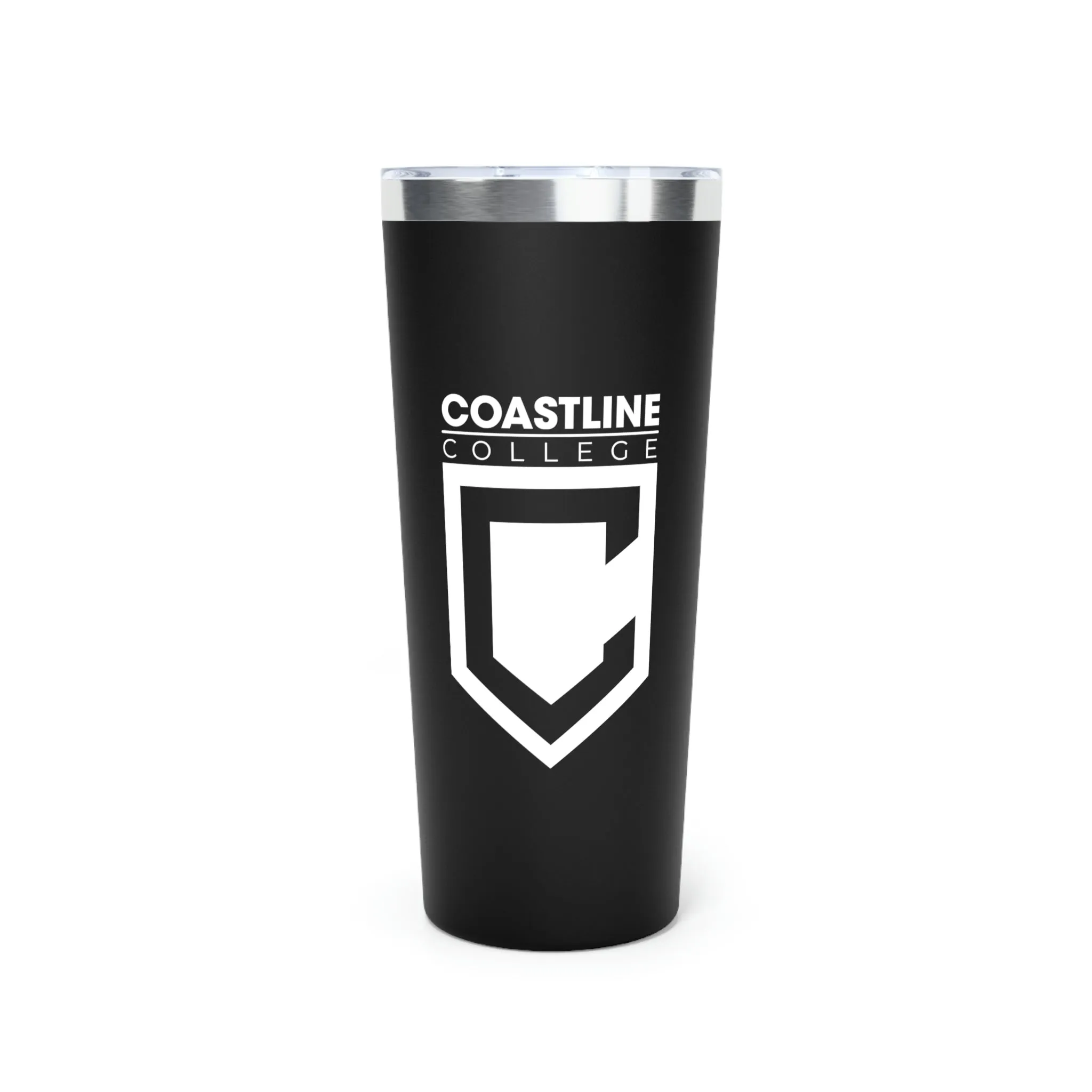 Coastline Summertime Sunset Copper Vacuum Insulated Tumbler, 22oz