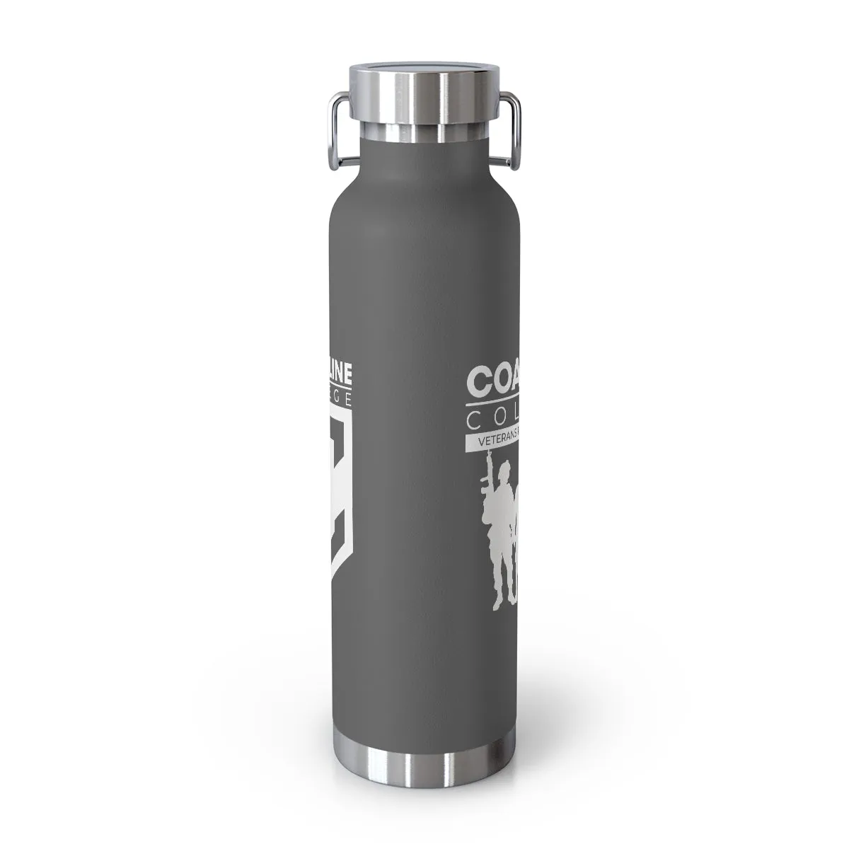 Coastline Veterans Resource Center Copper Vacuum Insulated Bottle, 22oz