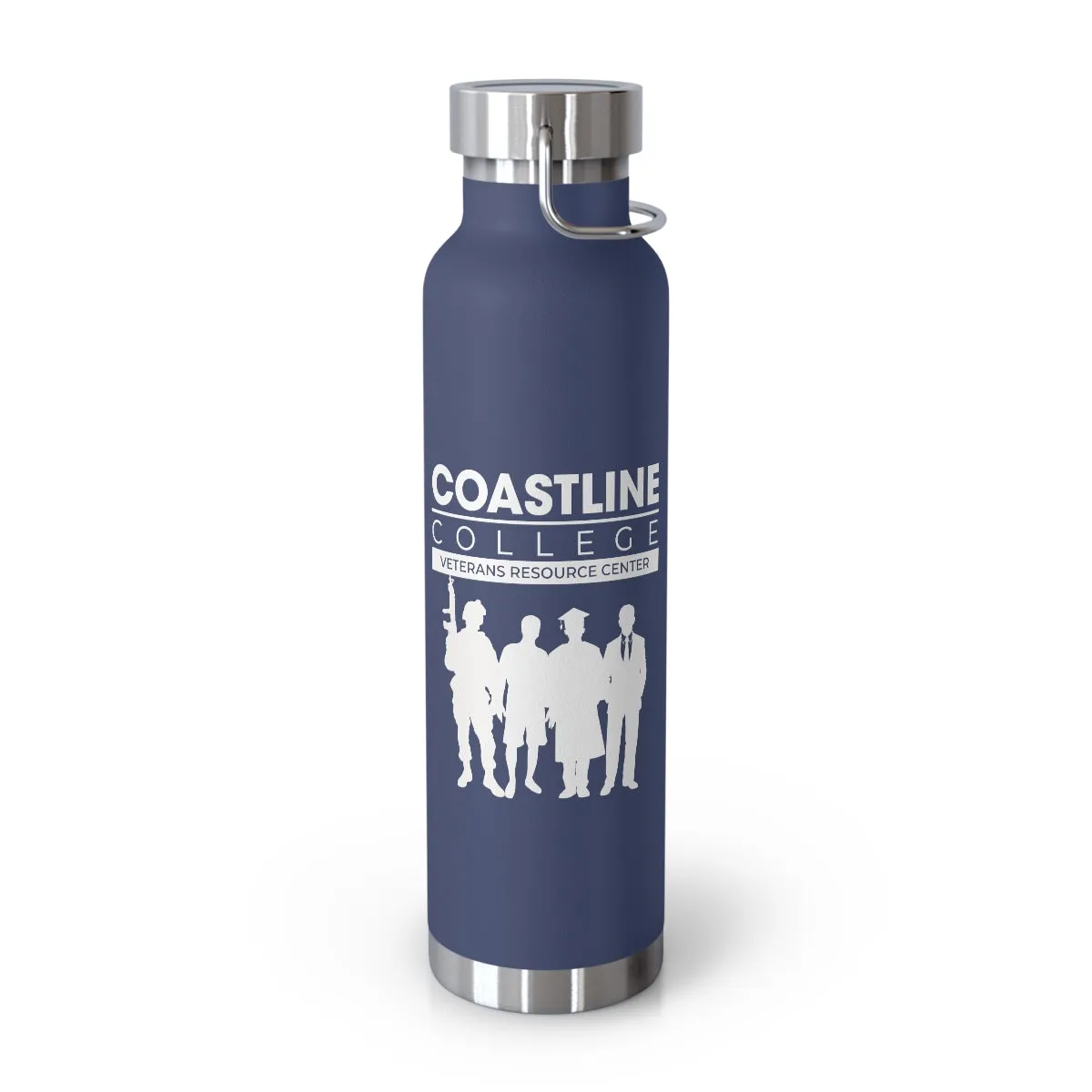 Coastline Veterans Resource Center Copper Vacuum Insulated Bottle, 22oz