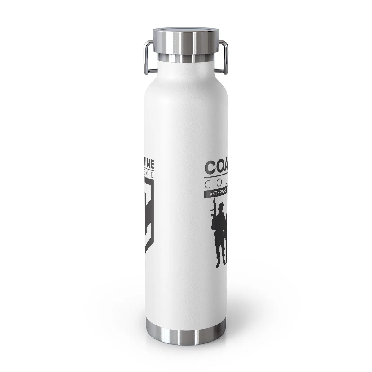 Coastline Veterans Resource Center Copper Vacuum Insulated Bottle, 22oz