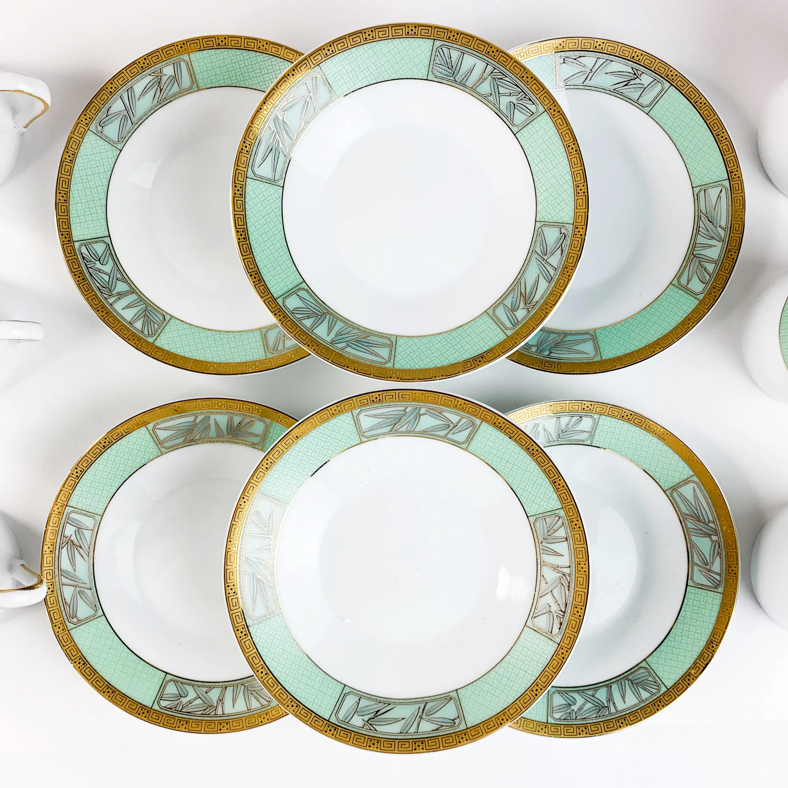 CZECH REPUBLIC DESIGN Porcelain Espresso Cup & Saucer Set of 6