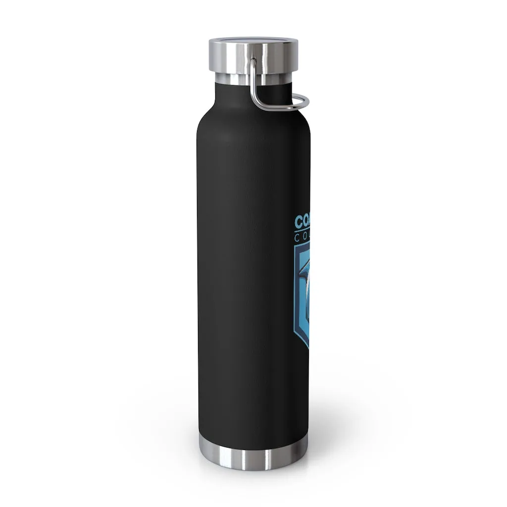 Fin Collection Copper Vacuum Insulated Bottle, 22oz