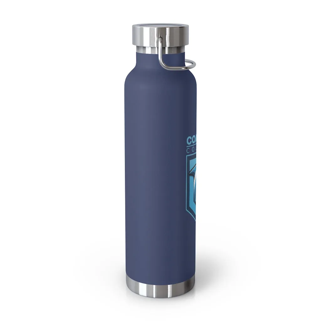 Fin Collection Copper Vacuum Insulated Bottle, 22oz