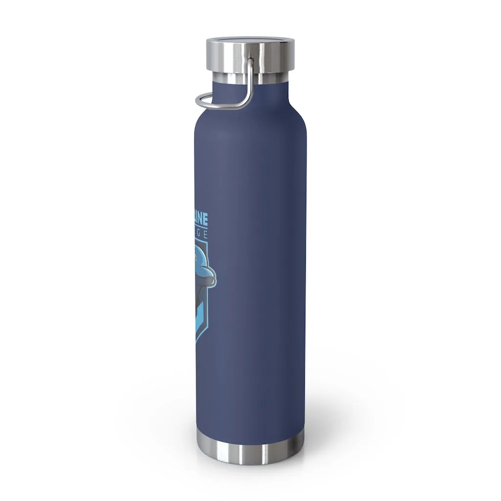 Fin Collection Copper Vacuum Insulated Bottle, 22oz