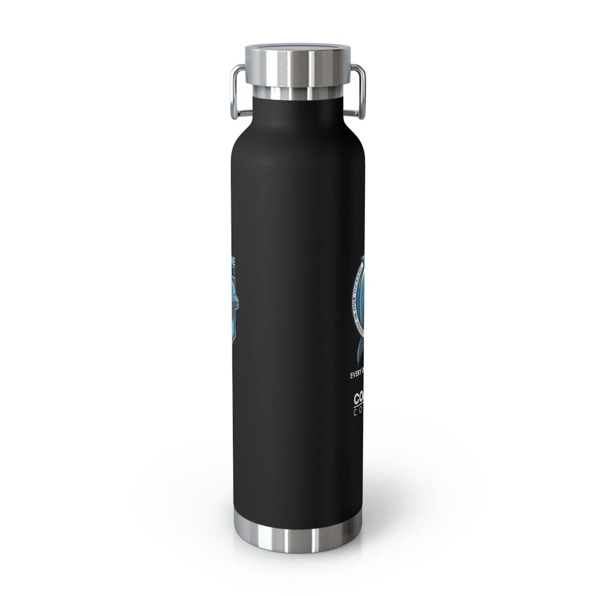 Fin Invest In Our Oceans Copper Vacuum Insulated Bottle, 22oz