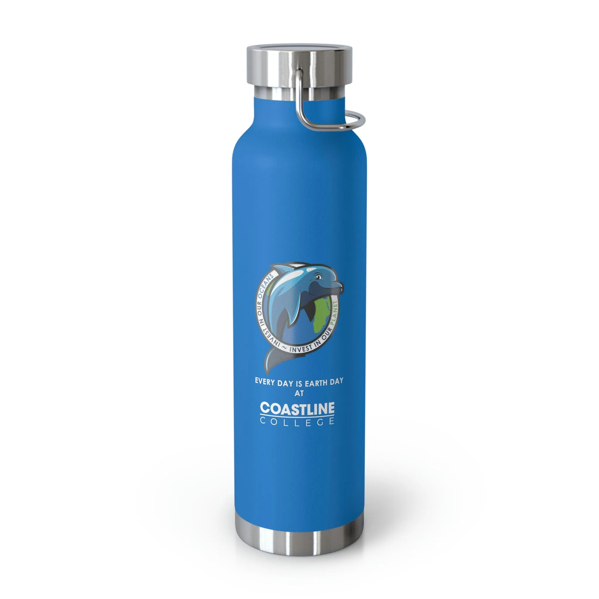 Fin Invest In Our Oceans Copper Vacuum Insulated Bottle, 22oz