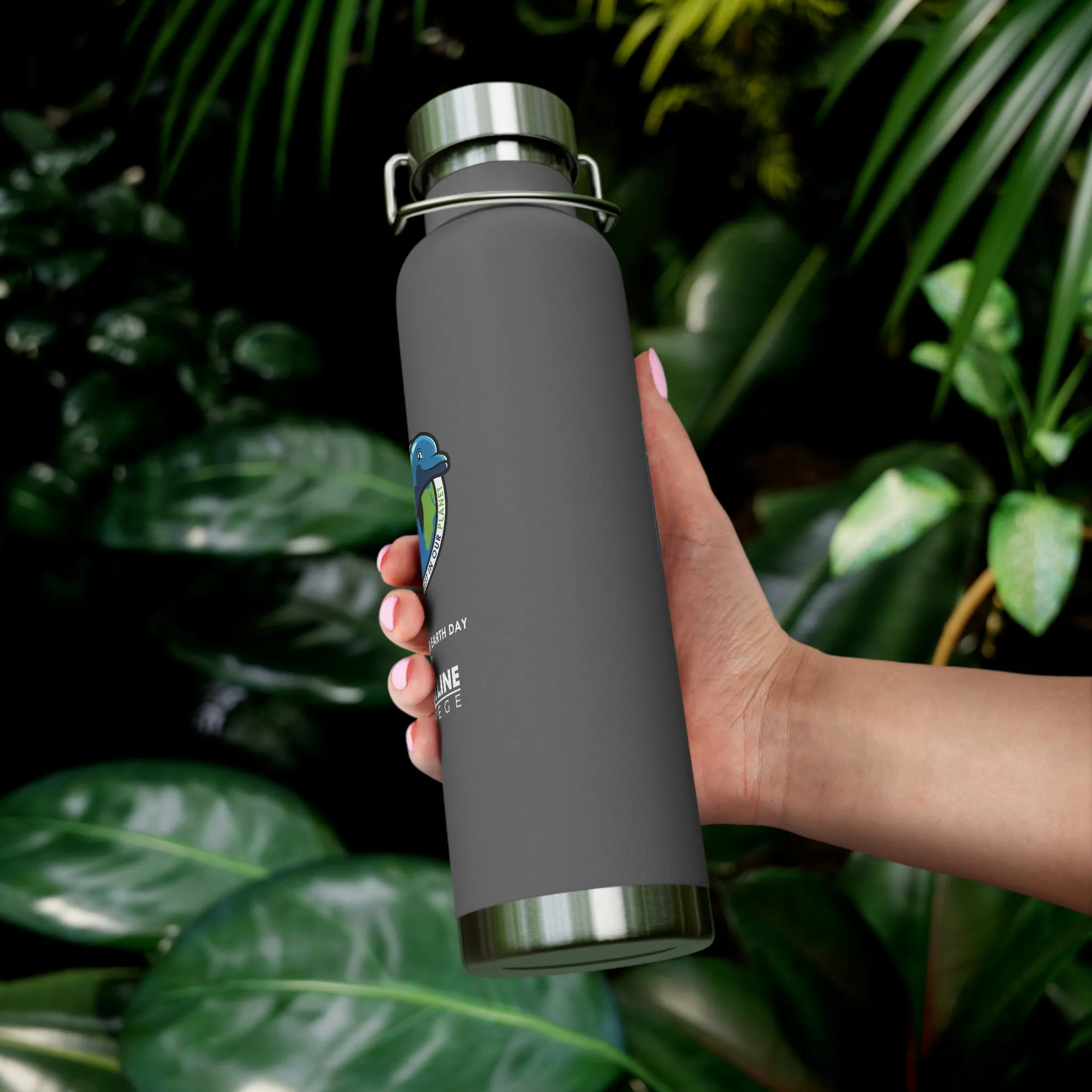 Fin Invest In Our Oceans Copper Vacuum Insulated Bottle, 22oz