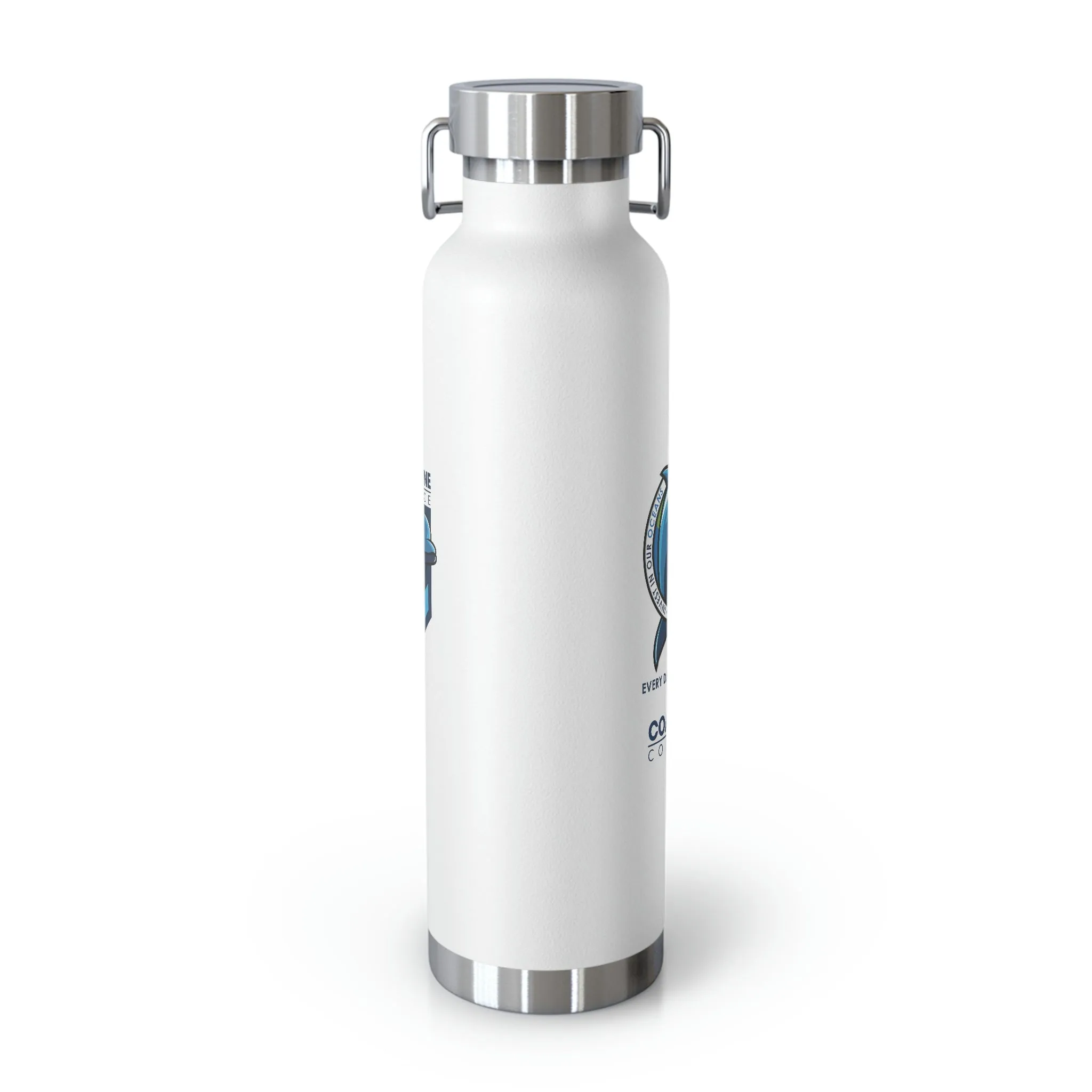 Fin Invest In Our Oceans Copper Vacuum Insulated Bottle, 22oz