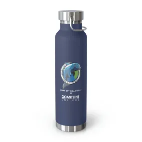 Fin Invest In Our Oceans Copper Vacuum Insulated Bottle, 22oz