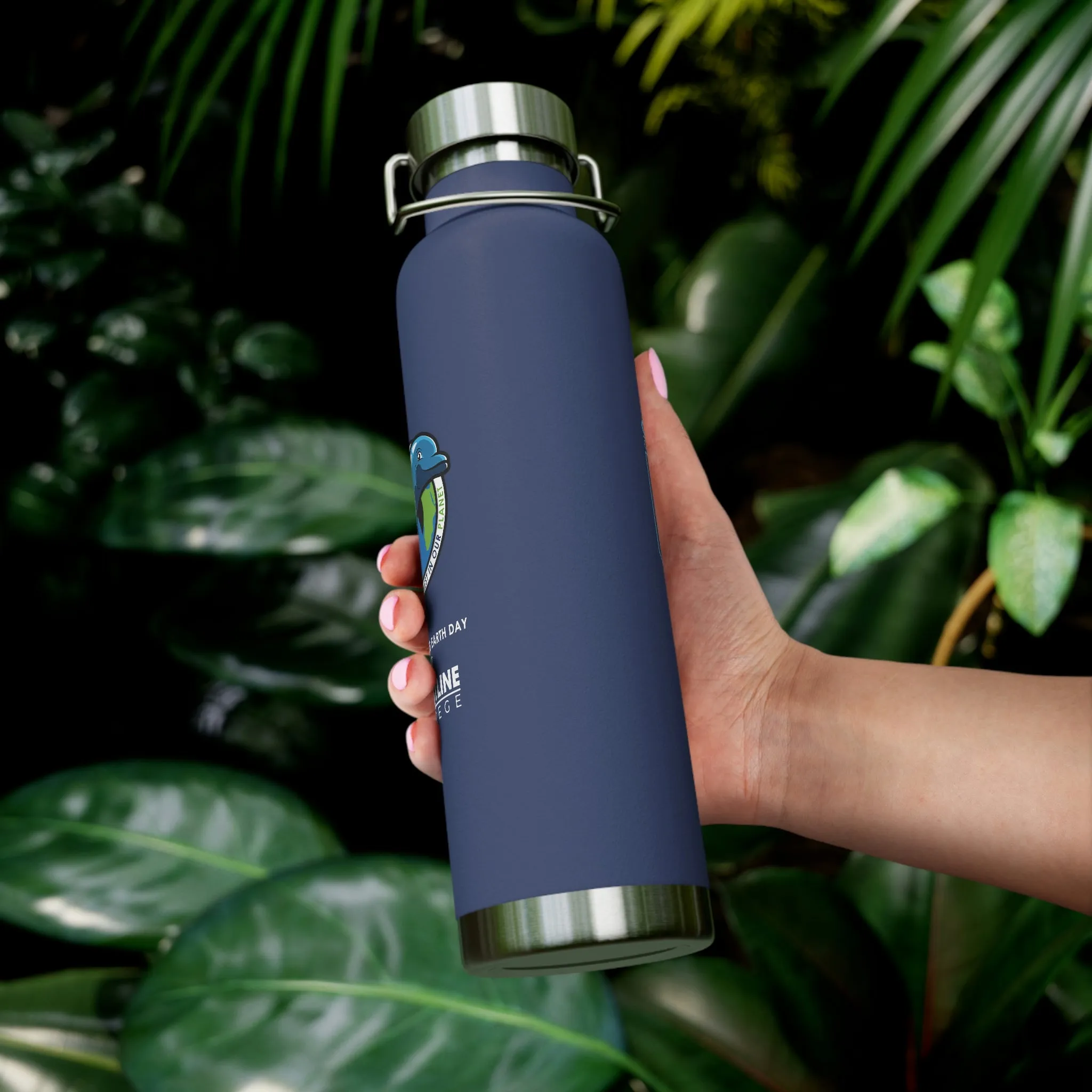 Fin Invest In Our Oceans Copper Vacuum Insulated Bottle, 22oz