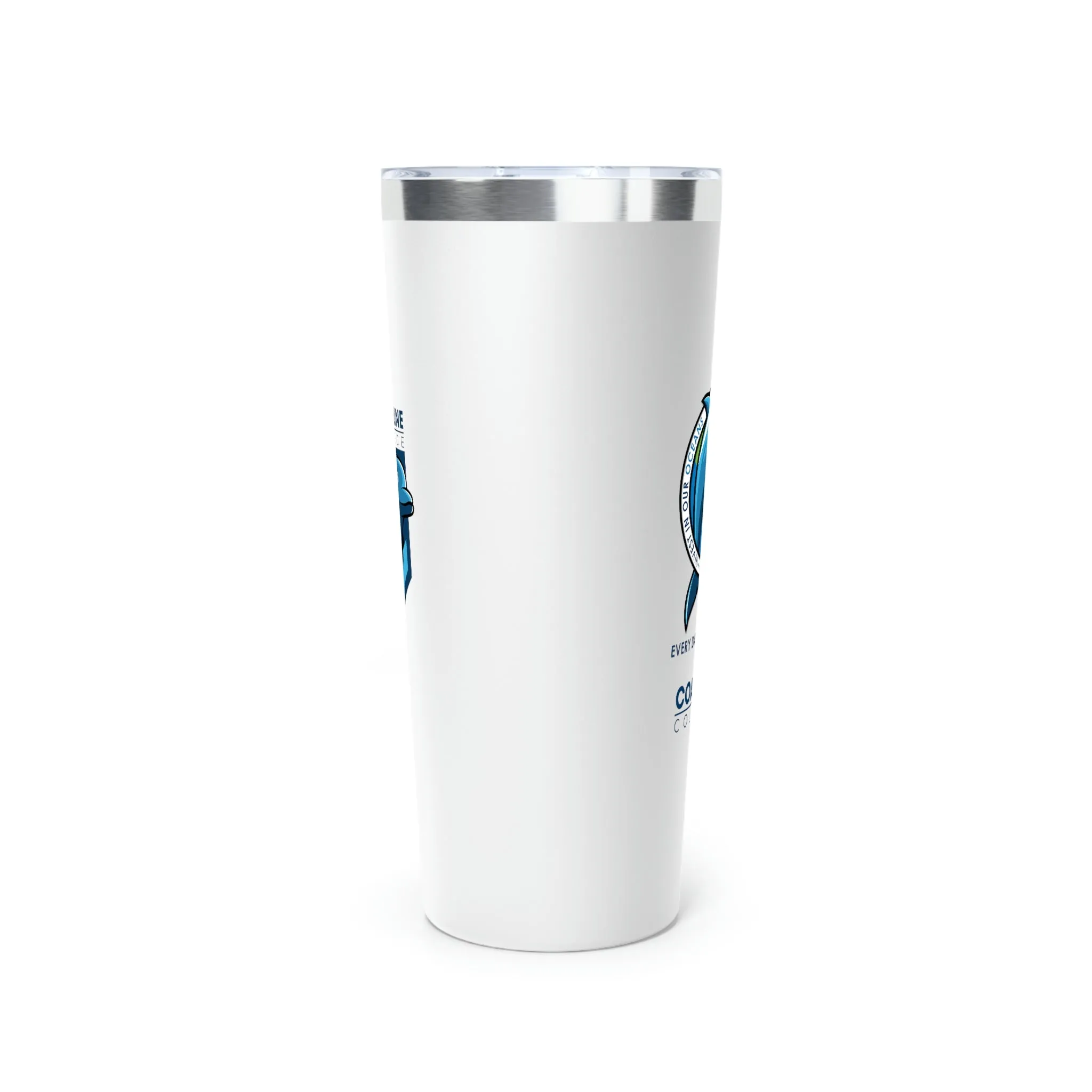 Fin Invest In Our Oceans Copper Vacuum Insulated Tumbler, 22oz