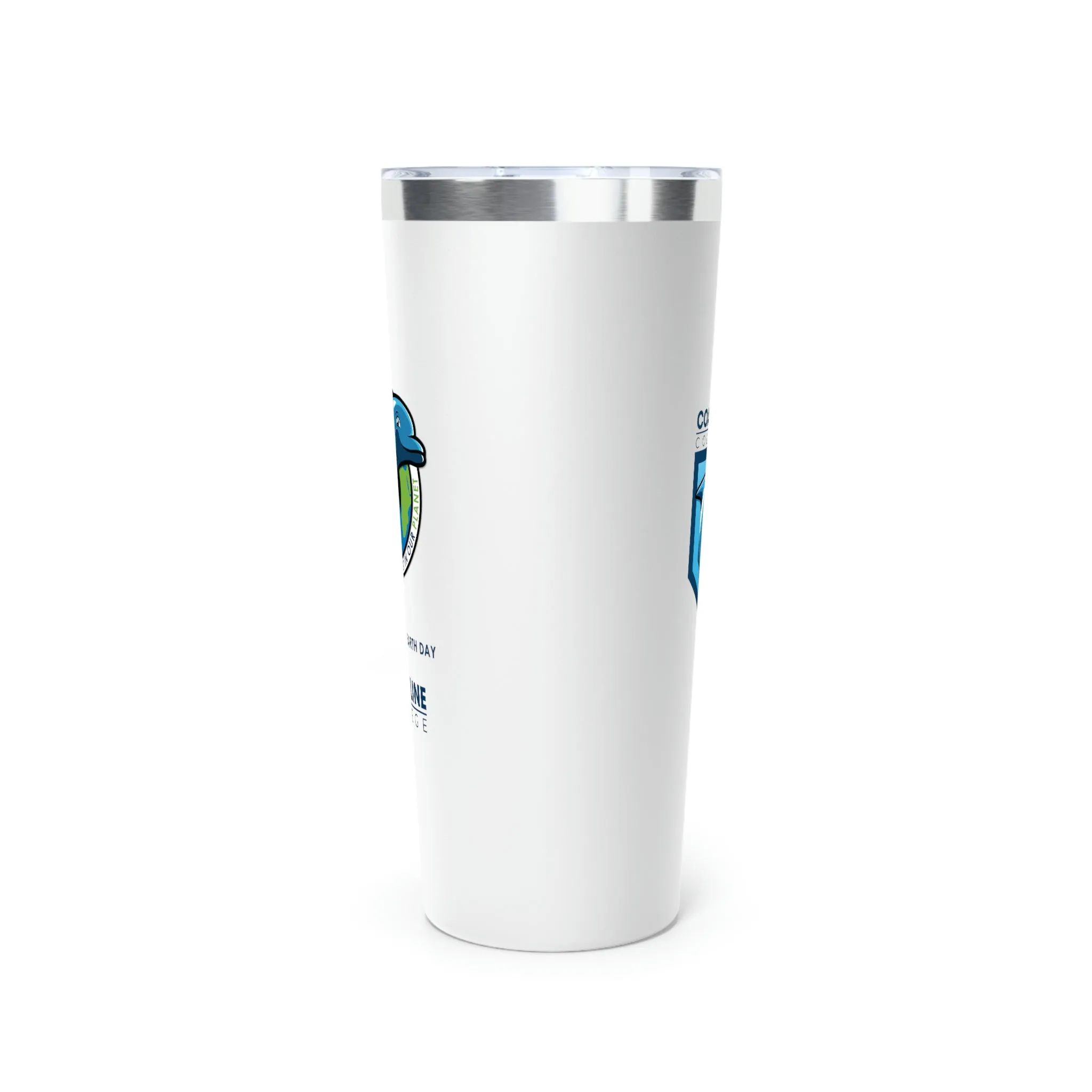 Fin Invest In Our Oceans Copper Vacuum Insulated Tumbler, 22oz