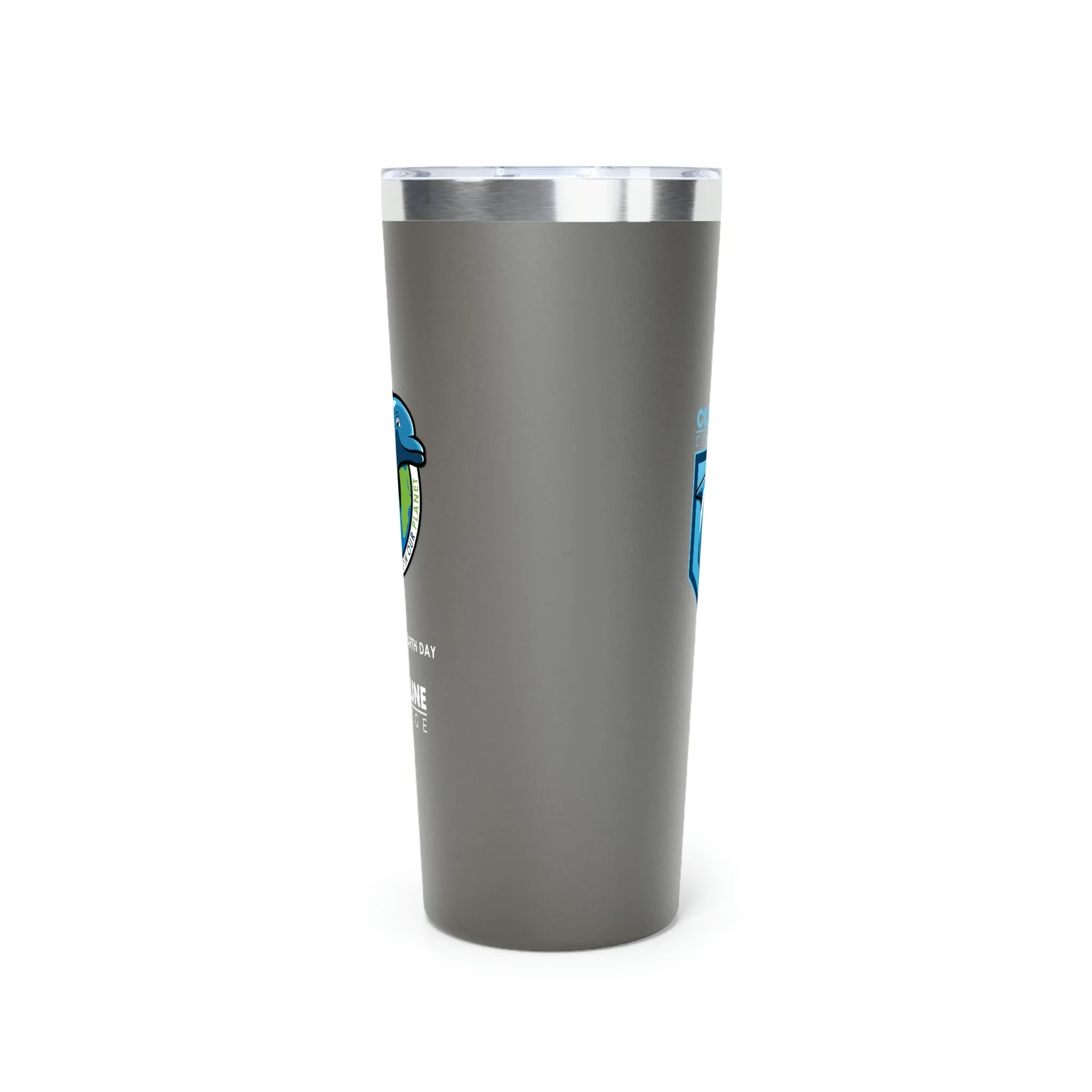 Fin Invest In Our Oceans Copper Vacuum Insulated Tumbler, 22oz