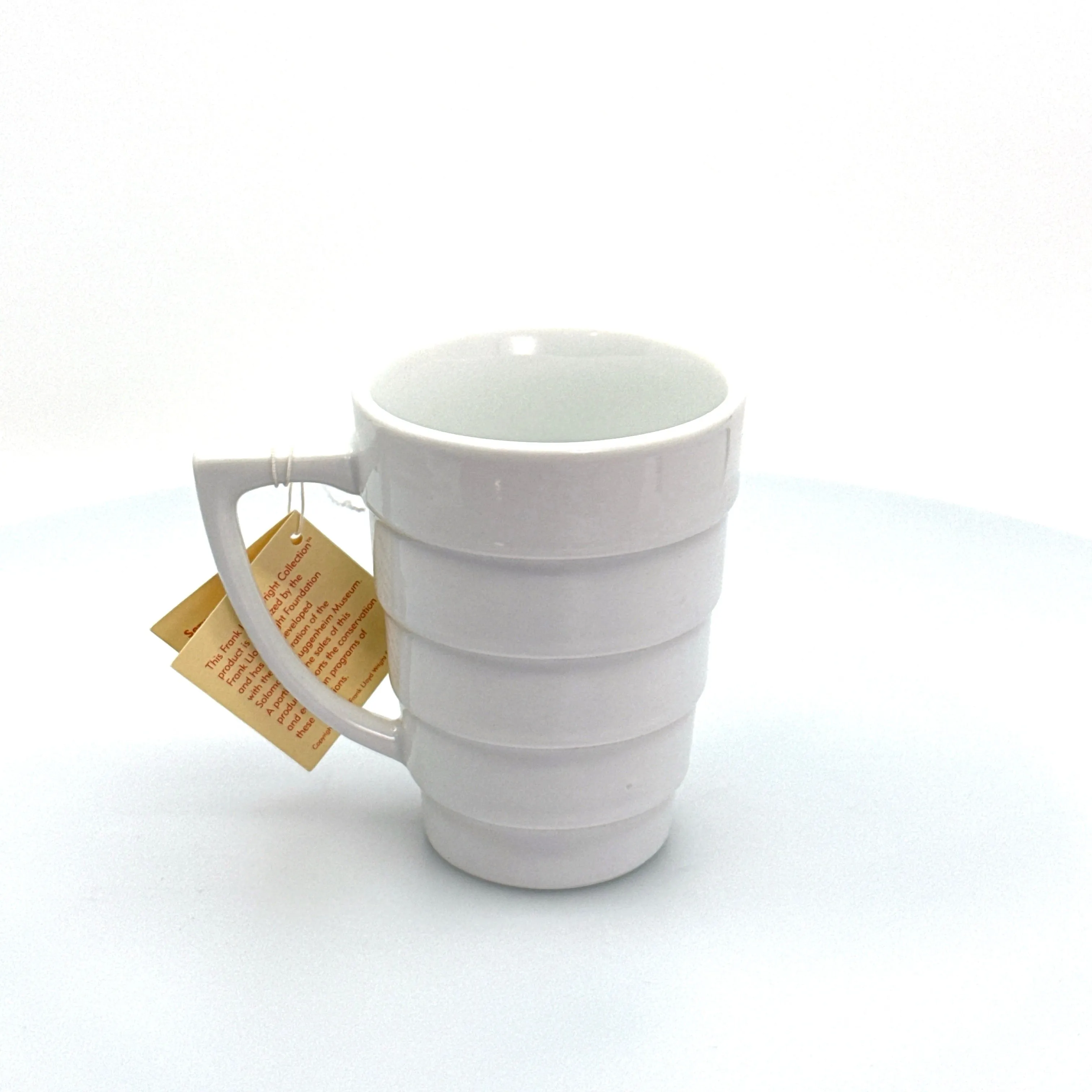 Frank Lloyd Wright Guggenheim Museum Coffee Mugs | White | 12 fl oz | NIB